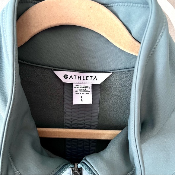Athleta Evolve Hybrid Fleece Jacket Women’s Large - Picture 5 of 11